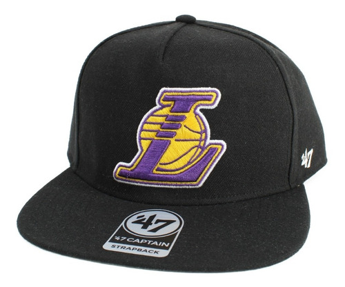 Gorra 47 Brand Los Angeles Lakers Nba Strapback Negra