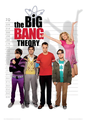 Póster The Big Bang Theory Autoadhesivo 100x70cm#1102