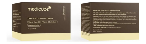 ``cápsula Dourada Hidratante Facial Medicube Deep Vitamin C