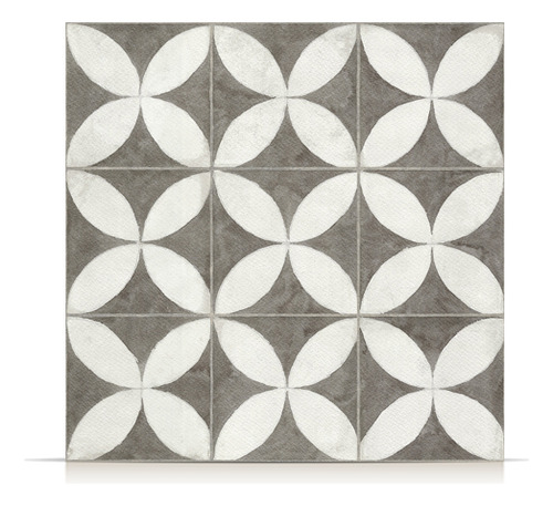 Ceramica 45.3x45.3 Flower White San Lorenzo 1ra Piso