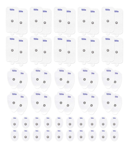 Electrodos De Decenas De Calidad Premium, 80 Paquetes De Paq