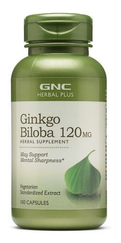 Gnc Herbal Plus® Ginkgo Biloba 120 Mg - 100 Cápsulas