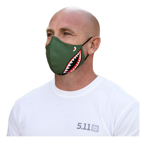 Cubrebocas Comfort Estampado Verde (2 P/paq) 5.11 Tactical