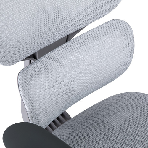 Cadeira Escritório Dt3 Office Ergonomie Ft Grey - 14436-8 Cor Cinza-claro Material Do Estofamento Mesh