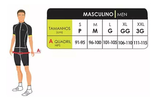 Imagem 5 de 6 de Bermuda Mauro Ribeiro Masculina Carbon 2.0 Preta Ciclismo