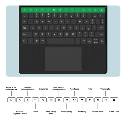 Dedicated Keyboard For B1051 Series Negro