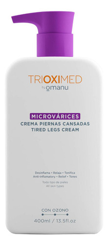  Microvárices Crema Piernas Cansadas Ozono 400 Ml - Trioximed