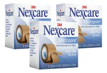 Comprar Pack X3 Micropore Nexcare Color Piel Caja 24mm