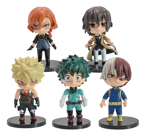 Set De 5 Figuras De Acción De Anime My Hero Academia Midoriy