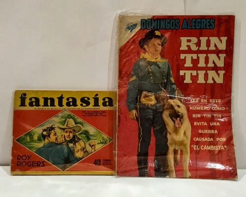 Rintin Tin  Roy Rogers 2 Comics D   Fantasia 1950 Y 1960