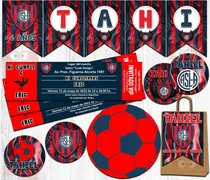 Comprar Kit Imprimible Candy Bar San Lorenzo Casla Fútbol Editable