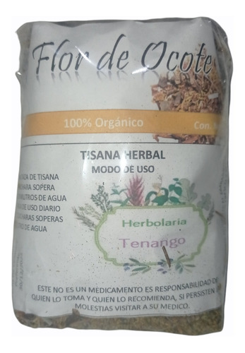 Flor De Ocote Té Orgánico 250 Grs Productos Tenango