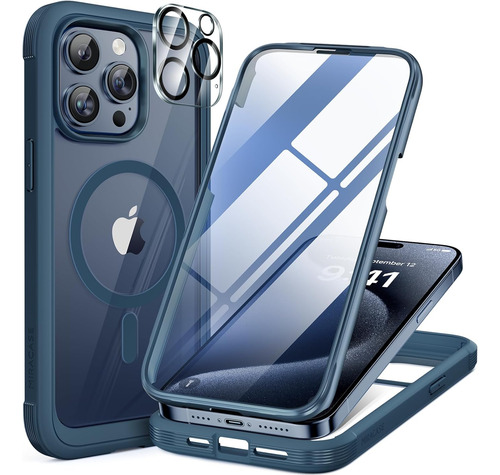 Miracase Magnetic For iPhone 15 Pro Max Case 6.7'' [compa...