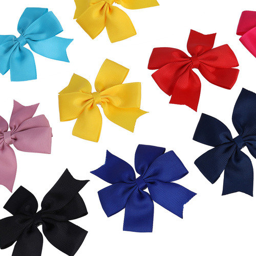 40 Pinzas De Pelo Para Bebés Y Niñas, Lazos De Cinta, Acceso