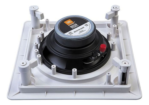 Kit 4 Arandelas Embutir Gesso Jbl 6 Polegadas 25w 6co1q Som Cor Branco