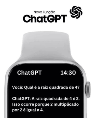 Relógio Smartwatch A10 Mini Com 2 Pulseiras A Prova D'água