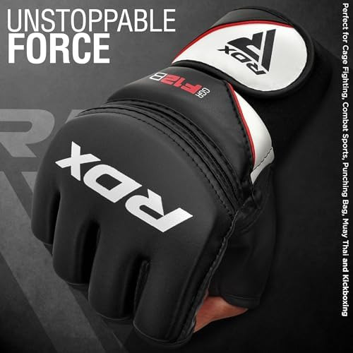 Rdx Maya Hide Leather Mma Guantes Ufc Cage Fighting Sparring