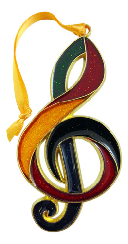 G Clef Music Note - Adorno Para Rbol De Navidad (5.0in)