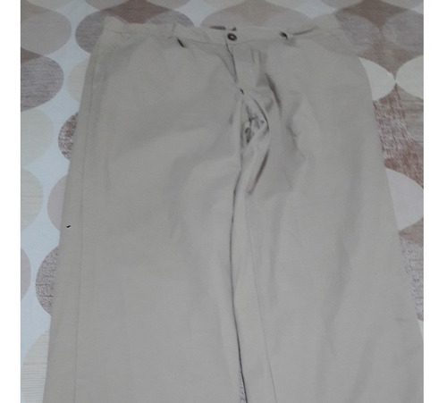 Pantalon Largo De Gabardina Punto Sur Color Beige 46