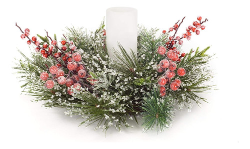Melrose - Anillo Decorativo Para Velas De Navidad Con Diseñ