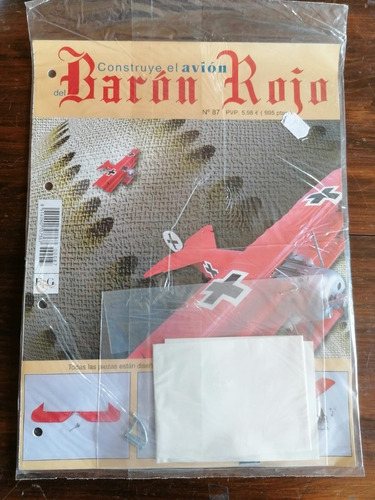 Construye El Avión Del Barón Rojo Fasciculo Y Pieza Nº87
