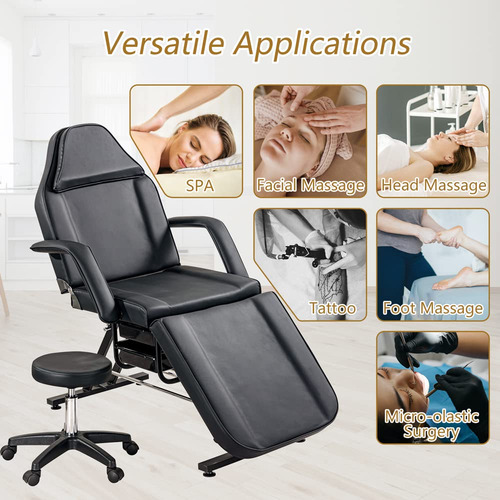 Anwickmak Cama De Masaje Multiusos De 3 Secciones Spa Y