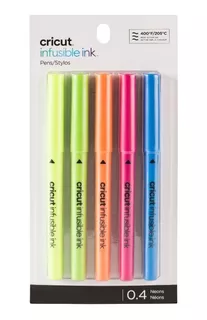 Set De 5 Plumones De Tinta Infusible - Colores Neon 0.4mm