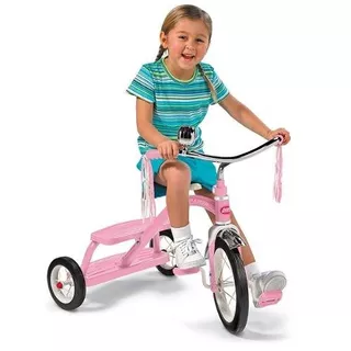 Triciclo Radio Flyer Estilo Clássico Cor Rosa - 2 A 5 Anos