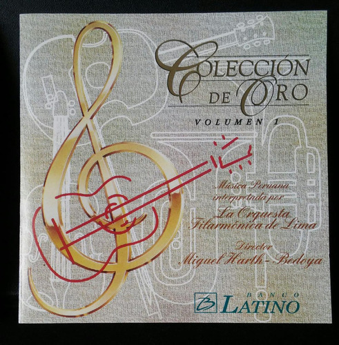 Cd Colección De Oro Musica Criolla Del Perú 1996 Bco. Latino