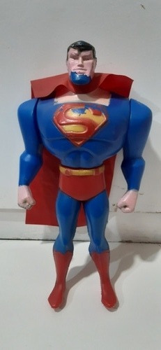 Muñeco Superman Plastico Inflado Antiguo