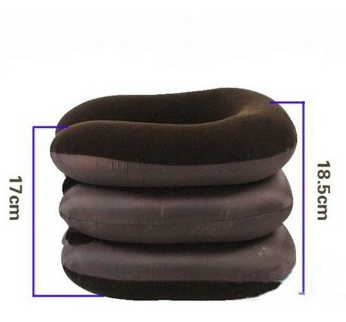 Imagem 3 de 6 de Colar Cervical Inflável Pneumático Para Proteção E Relaxar