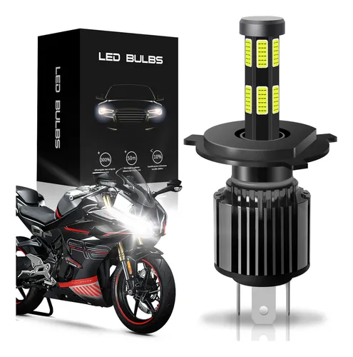 comprar Kit De Luces Led H4 9003 Hb2 Alta Baja 12 Lados Para Moto
