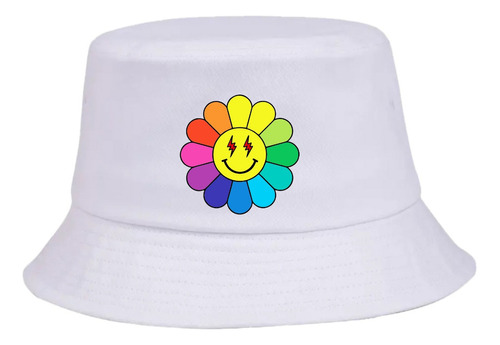 Gorro Pesquero J Balvin White Sombrero Bucket Hat