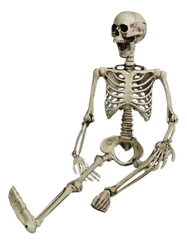 Decoración De Esqueleto Humano Articulado Para Halloween Par
