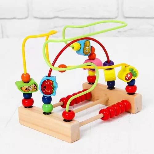Laberinto Didáctico Pulsómetro Juego De Destreza De Madera