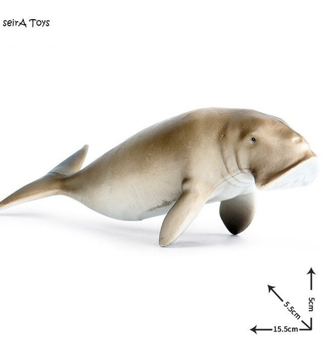 Animales Marinos. Dugongo. 15.5 Cms. Oceano Sirenio Manati.