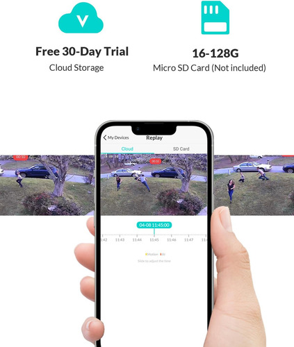 Cámaras De Seguridad Inalámbricas Para Exteriores, 2.5k 4mp
