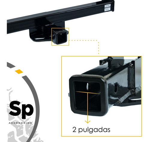 Imagen 9 de 9 de Kit Tirón De Arrastre + Escalon Toyota Tacoma 2016 2021 Big