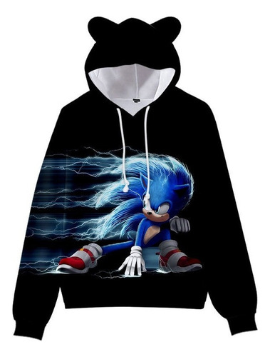 Sudaderas Con Capucha Ropa Sonic Niños Dibujo Animado