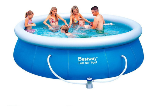 Piscina Fast Set Red 305 X 76 Cm Bestway