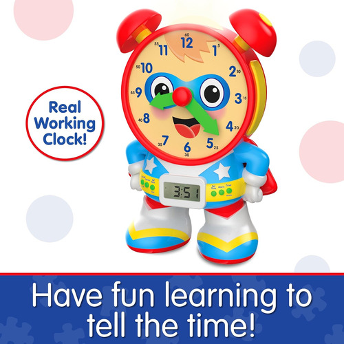 The Learning Journey - Super Telly Teaching Time Clock -...