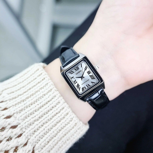 Reloj Casio Tank Ltp-v007l-7b1 Mujer - Análogo