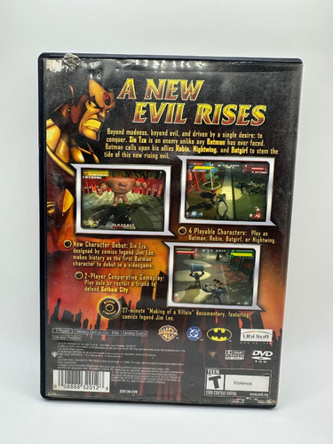 Batman Rise Of Sin Tzu - Ps2 (Reacondicionado)
