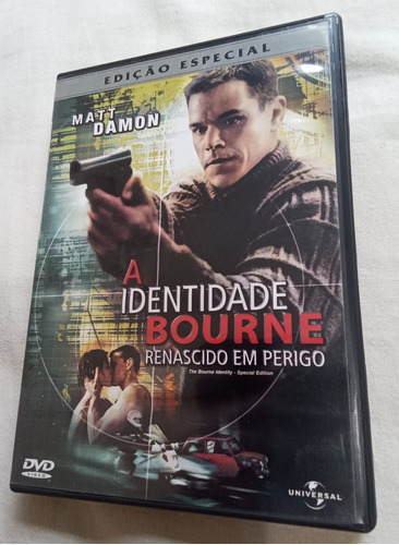 Dvd A Identidade Bourne Renascido Em Perigo Matt D Seminovo 