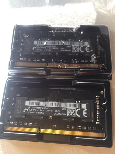 Memoria Ram(2x2)4 Gb Gb1600 Mhz Ddr3 Apple Macos High Sierra