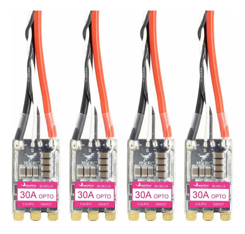 4pcs 30a Esc 3s 4s 5s Esc Blhelis Controlador De Veloci...