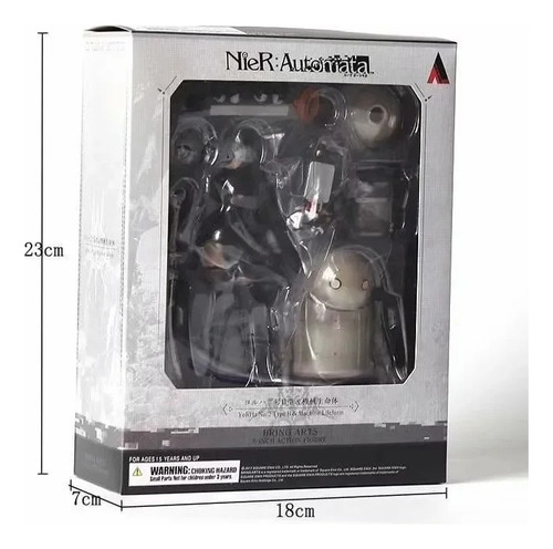 Colección De Figuras Nier: Automata 2b Y Machine Lifeform De
