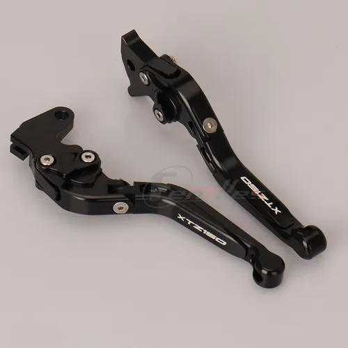 C Palancas De Aluminio Plegables Para Yamaha Xtz150, Negro