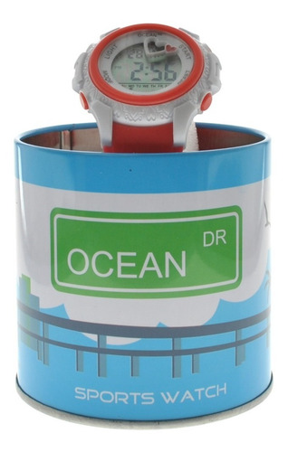 Imagen 6 de 8 de Reloj Mujer Ocean Dr. Deportivo Digital Sumergible Dig183-5