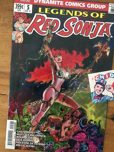 Comic - Legends Of Red Sonja #5 Frank Thorne